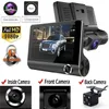 Car DVR 3 Kamery Full HD 1080P Dual Obiektyw Kamera 4,0 cala ekran LCD z rejestratorem wideo 170 stopni