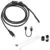 7mm 55mm endoskopkamera flexibel IP67 Vattentät Micro USB Industrial Endoscope Camera för Android Phone PC 6LED justerbar3364662