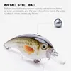 Eğlence Sporları Balıkçılık Vtavta 6cm 10g Çarpışma Krankbaits Balıkçılık Lures Pike Balıkçılık Mücadelesi için Wobblers Cazibe Sert Yem Arti9737821