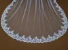 Bridal Veils Real POS 5M Tiul Lace Cathedral Long Wedding Bride Zasłona biała metalowa i kości słoniowa Akcesoria Veu de Noiva 271v