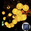 Strings 10led Outdoor Solar Lantaarn Ball String Lights Waterdichte Tuin Patio Bruiloft Color Globe Garland Fairy Decoratie