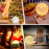 3D Print Moon Lamp Kids Night Light Galaxy Lamp Room Moonlight Touch Remote Control USB Rechargeable Table Desk Lamp For Home Y0910