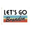 Lets Go Brandon Flag 90 * 150cm Extérieur Intérieur Petit Jardin Drapeaux - FJB Simple Couture-Polyester Avec Œillets En Laiton ZZB11422