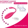 Controllo app uovo vibrante vibratori a sfera Kegel vibratori a distanza senza fili mutandine indossabili vibratore punto G giocattoli sessuali vaginali per le donne 2108107634644