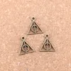 300 pz Argento Antico Bronzo Placcato doni della morte Charms Ciondolo FAI DA TE Collana Braccialetto Risultati Del Braccialetto 13*12mm