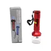 Smerigliatrice elettrica per tabacco in alluminio, smerigliatrice per fumo di erbe, torcia elettrica, polline, sigaretta, in lega di metallo, chopper portatile, 5 colori FHL400-WY1580