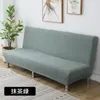 Okładki krzesełkowe Bezzmienne sofa pokrywa polar polaru bez podłokietnika Drukowane Stretch Slipcover Folding Meble Decoration Bench