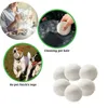 Laundry Products Wool Dryer Balls Reusable Softener 6cm Laundry Ball Home Washing Machine Accessories5896981