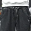 Pantalones bombachos holgados de talla grande para Hombre, ropa de calle, pantalones de chándal de pana para Hombre, pantalones de moda negros Techwear