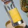 Edelstahl Ananas Peerler Maschine Corer Obst Slicer Parer Cutter Hohe Qualität Küche Gadget Obst Schneiden Werkzeug 1pc 210326