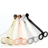 10% Christmas Stainless Steel Candle Wick Trimmer Oil Lamp Trim Scissor Tesoura Cutter Snuffer Tool Hook Clipper 50pcsjer