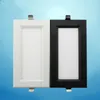 Panel Inbyggd Downlight 12W 18W 24W Square LED Super Ljus Energibesparing AC110V 220V Hem Inomhusbelysning Downlights