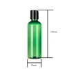 Contenitori cosmetici per bottiglie di plastica PET rotonde vuote da 150 ml con tappo a disco per shampoo, lozione, oli, gel doccia, siero