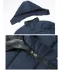 Män Vinterjacka Man Coat Tjockad Varm Parka Fur Tjockning Outwear Högkvalitativa Male Jackor Plus Storlek XL-4XL Märke GA510