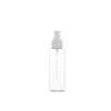 Transparent Plastic Bottle PET Refillable White Mist Spray Atomizer Empty Cosmetic Packaging Container 100ML 120ML 150ML 200ML 250ML