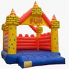 Kommersiell Backyard Uppblåsbara Trampolin Luft Bouncer Bounce House Bouncy Jump Castle Umpers Jumpoline för barn