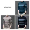 Coodrony Brand Höst Vinter Tjock Varm tröja 100% Ren Merino Woolen Pullover Män Soft Cashmere Knitwear O-Neck Jersey C3113 211221