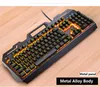 USB Wired Keyboards and Mouse Combos for Game PC Laptop Computer Gaming Kit Mechanical Feeling RGB LED Backlit Gamers