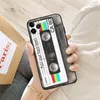 Cassette vintage cassette rétro de style rétro pour iPhone SE 6 6s 7 8 plus x xr xs 11 12 Pro Max Soft Silicone Phone couvercle de couverture du boîtier 9571162