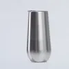 6oz Vakum Yalıtımlı Şarap Barosu Tumbler Paslanmaz Çelik İzolasyon Çift Duvar Dayanıklı Kahve Kupası Champaign Kokteyl Bira Ofisi Kullanımı