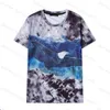 Europese en Amerikaanse High End Street Fashion Mens T-shirt 2021 Afdrukken Korte Mouw Paar Stylist Hip Hop Tee Shirt Topkwaliteit Pullover Tshirt