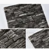 Naklejki ścienne 3d samoprzylepne wodoodporne DIY kamienny wzór tapeta cegła wystrój domu papierowy naklejki