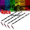 4pcs 12 Inches Car Tuning LED Strip 15 SMD Car Footwell Under Dash Accent Lights Interior Decor Universal Car Accessories