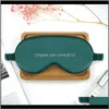 Vrouwen imiteerden zijden slaap oogmasker draagbare reis eyepatch dutje oog patch rust blinddoek ooghoes slaapmasker nacht oogschade 10 stks gikll