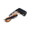 Par Motorcykelindikatorlampor LED FLOWING TURN Signalindikatorer som kör DRL Light Dynamic Amber + White / Blue / Red Blinker