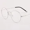 Fashion Sunglasses Frames Veshion Round Glases Man Woman Vintage Eye Glasses Retro Alloy Transparent Clear Eyewear Prescription Po328D