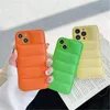 3D Fashion Down Jacket Phone Cases Suitable For iPhone 13 12 11 Pro Max Xs Max Xr X Delicate Skin Feel Shockproof Cover