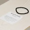 MG0020 vente en gros 4 mm noir Onyx Bracelet naturel Mini bijoux en pierres précieuses nouveau Design fait à la main de haute qualité Yoga Mala