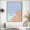 Paintings Arts, Crafts & Gifts Home Garden Abstract Mountain Poster Sunset Beach Cycling Canvas Painting Nordic Wall Art Print Surfing Morde