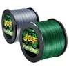 JOF 9 Strand Japan Super Strong 4 flätad fiskelinje PE Multifilament Karpfiske 500m 300m 1000m Multicolor Thread 10-100LB H1014