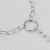 Sexiga flerlagare Rhinestone Body Chain Halsbandsmycken för kvinnor Enkla midja Långa tillbehör Kedjor238z