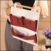 HuisKee Organisatie Home GardenCotton Tower Tas 3 Pocket Wall Opknoping Tassen MTI-Layer Stof Puin Opslag Organizer Pastoral F3415 Drop