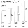 2ml 3ml 5ml 10ml 10mlプラスチック/ガラスミストスプレー香水瓶小型パルフアトマイザー旅行払い戻し可能サンプルバイアルDH5422