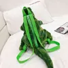 New Fashion genitore-figlio Zaino dinosauro 3D creativo Simpatico animale Cartone animato Zaino peluche Dinosauri Borsa per bambini Regali per bambini K726