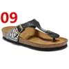 Mayari arizona gizeh designer flip flops sommar män kvinnor lägenheter sandaler kork tofflor print mixed beach päls glides 34-46