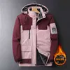 Men's Large Size Jacket Winter Outerwear Oversize Coat Fleece Down Warm Parka Male 9XL Big 8XL Hooded Waterproof Jacket Men 211104