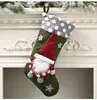 47x26 cm Grote maat Kerstzakken en kousen Xmas Tree Decoraties Indoor Decor Ornamenten Geschenk Candy Tassen CO 533