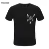 T-shirt da uomo di design 22ss Skull crystal Tees Summer Basic Solid stampa lettera Bear Skateboard Casual Punk top Tee Shirts Moda abbigliamento di lusso