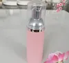 Pompe à mousse en plastique rose de 60ml, rechargeable, vide, bouteille cosmétique, nettoyant pour cils, distributeur de savon, bouteilles de shampoing, SN5468, 50 pièces