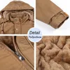 2021 männer Winter Casual Warme Dicke Fleece Bomber Jacke Herren Militär Baumwolle Jacken Männer Neue Fracht Mit Kapuze Jacke Windjacke Mantel x0710