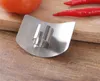 Großhandel Edelstahl Messer Finger Handschutz Fingerschutz zum Schneiden von Scheiben Sichere Scheibe Kochen Fingerschutzwerkzeuge