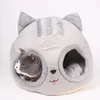 Kennels & Pens Deep Sleep Comfort In Winter Cat Bed Little Mat Basket Small Dog House Products Pets Tent Cozy Cave Bbeds Indoor Cama Gato