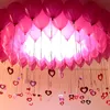 100 sztuk Baby Birthday Bankiet Decoration Rain Silk Cekiny Wisiorek Wedding Room Decoration Balloon Rain Silk Wisiorek 2164 V2