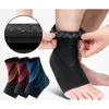 Handledsstöd 4 Par svart ankel Sock Knit Silikon Anti-halk Bekväm fitnessstödsprainförsörjning för sport