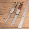 Ex-fabrik Pris Flipper Folding Kniv VG10 Damaskus Stål TANTO POINT BLADE G10 + Rostfritt stålplåt Handtag Kullager Fickknivar