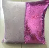 Cekiny Syrenka Poduszka Poduszka Poduszka Magiczna Glitter Rzut Poszewka na Poduszkę Strona główna Dekoracyjne Sofa Samochodowa Poszewka 40 * 40cm Daw327